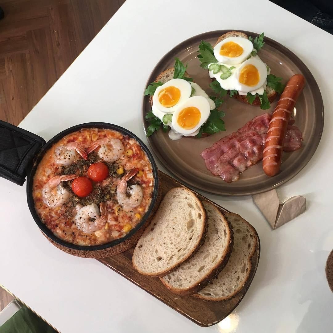 Вкусный завтрак Эстетика