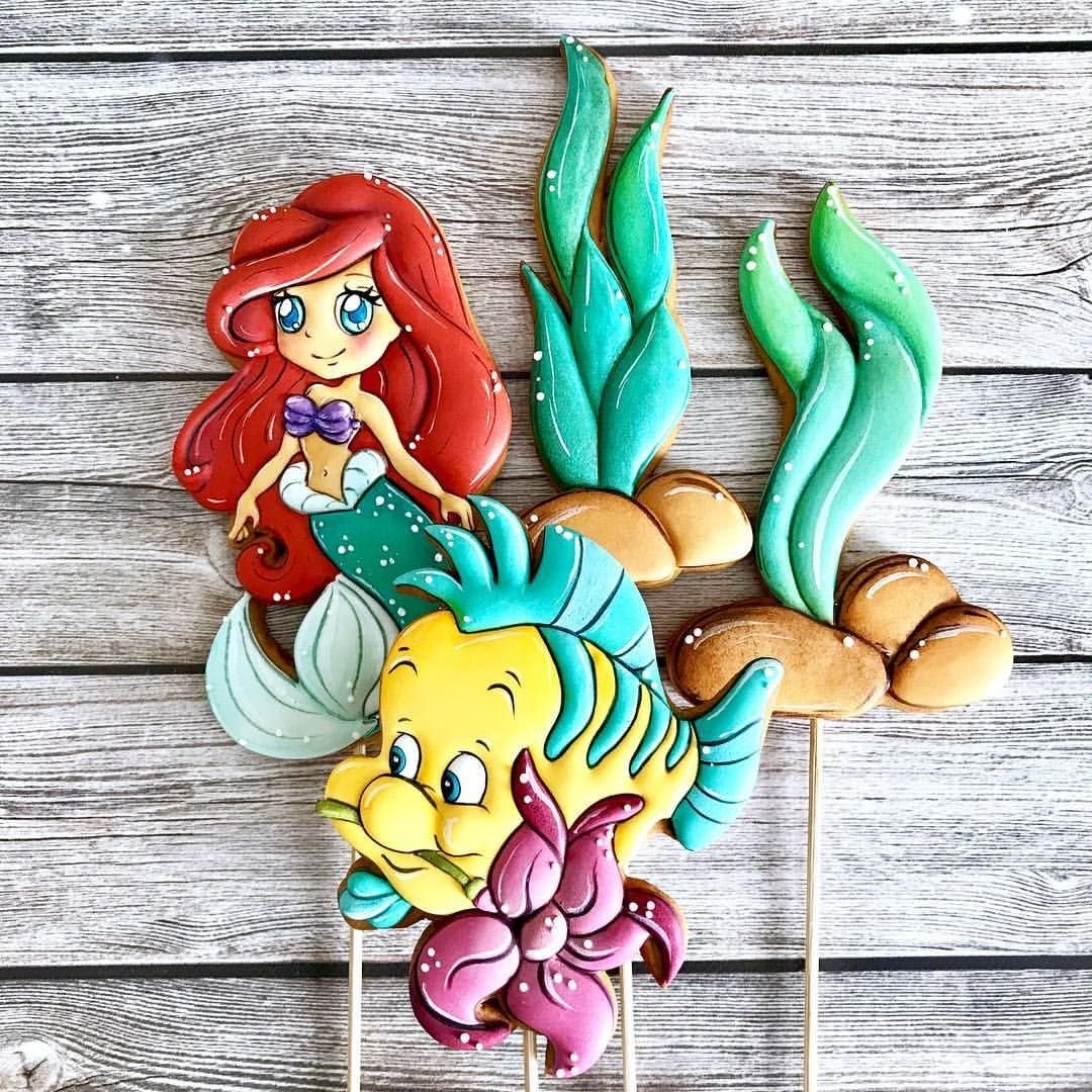 Русалочка Ариель пряник