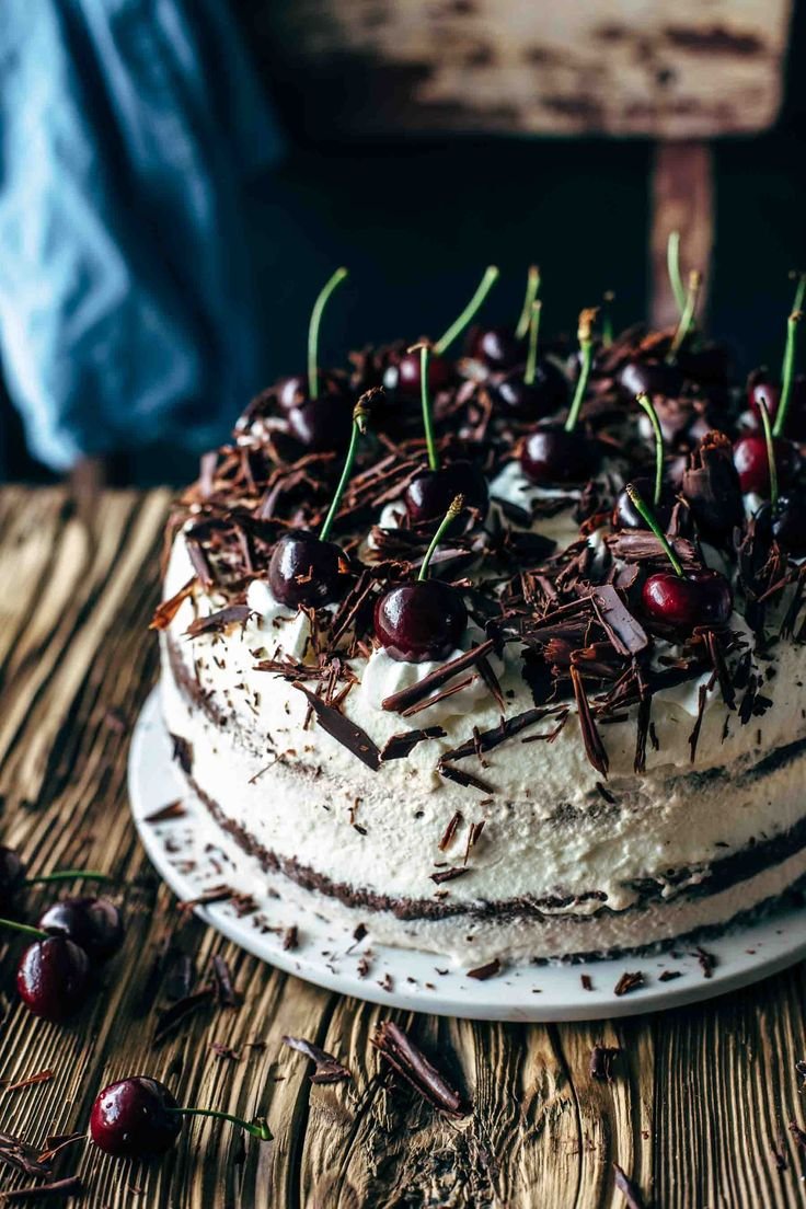 Торт "чёрный лес" (Black Forest Cake)
