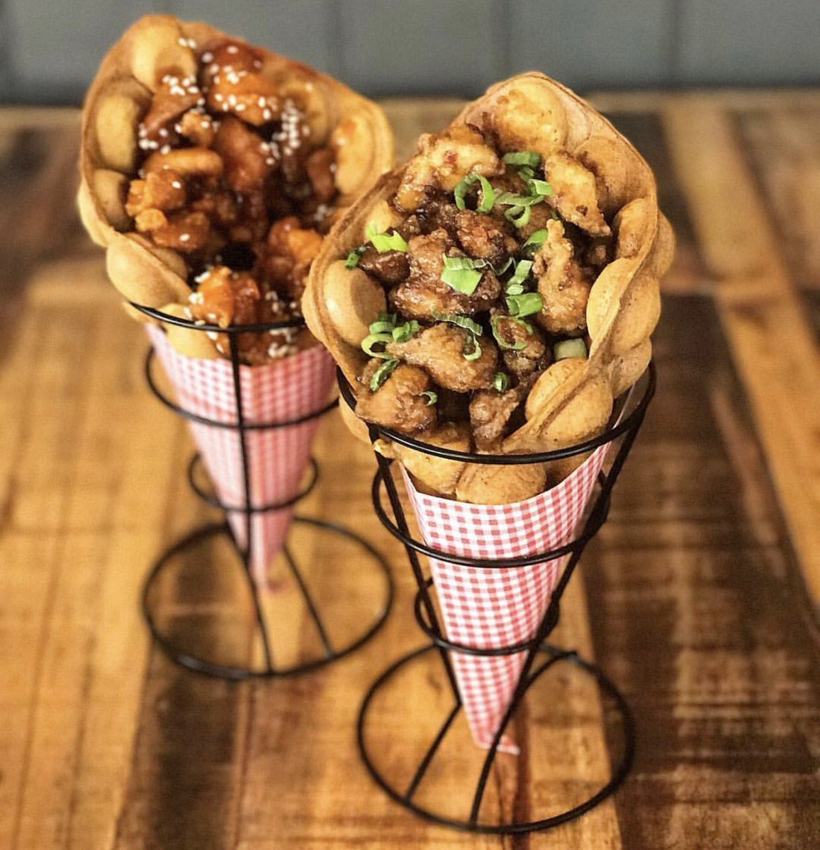 Мороженое Bubble Waffle