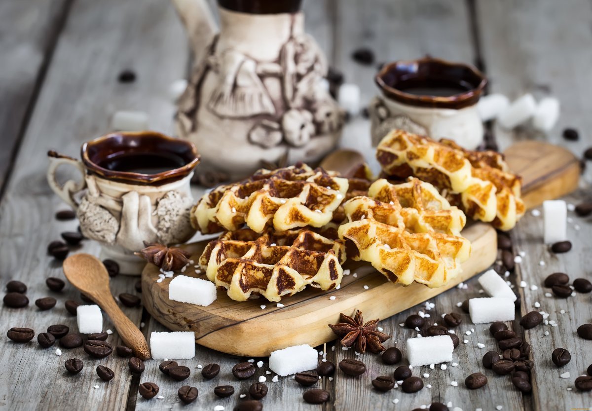 Выпечка и цветы