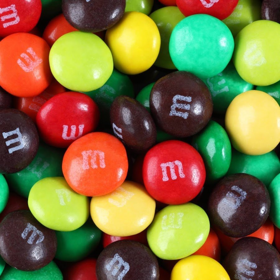 Шоколад m&m голубой