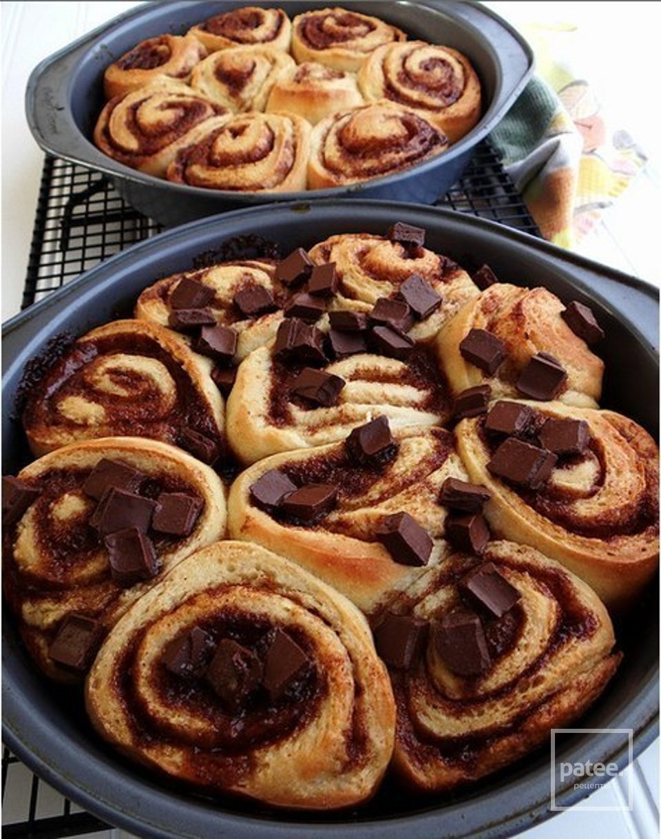 Булочки с какао