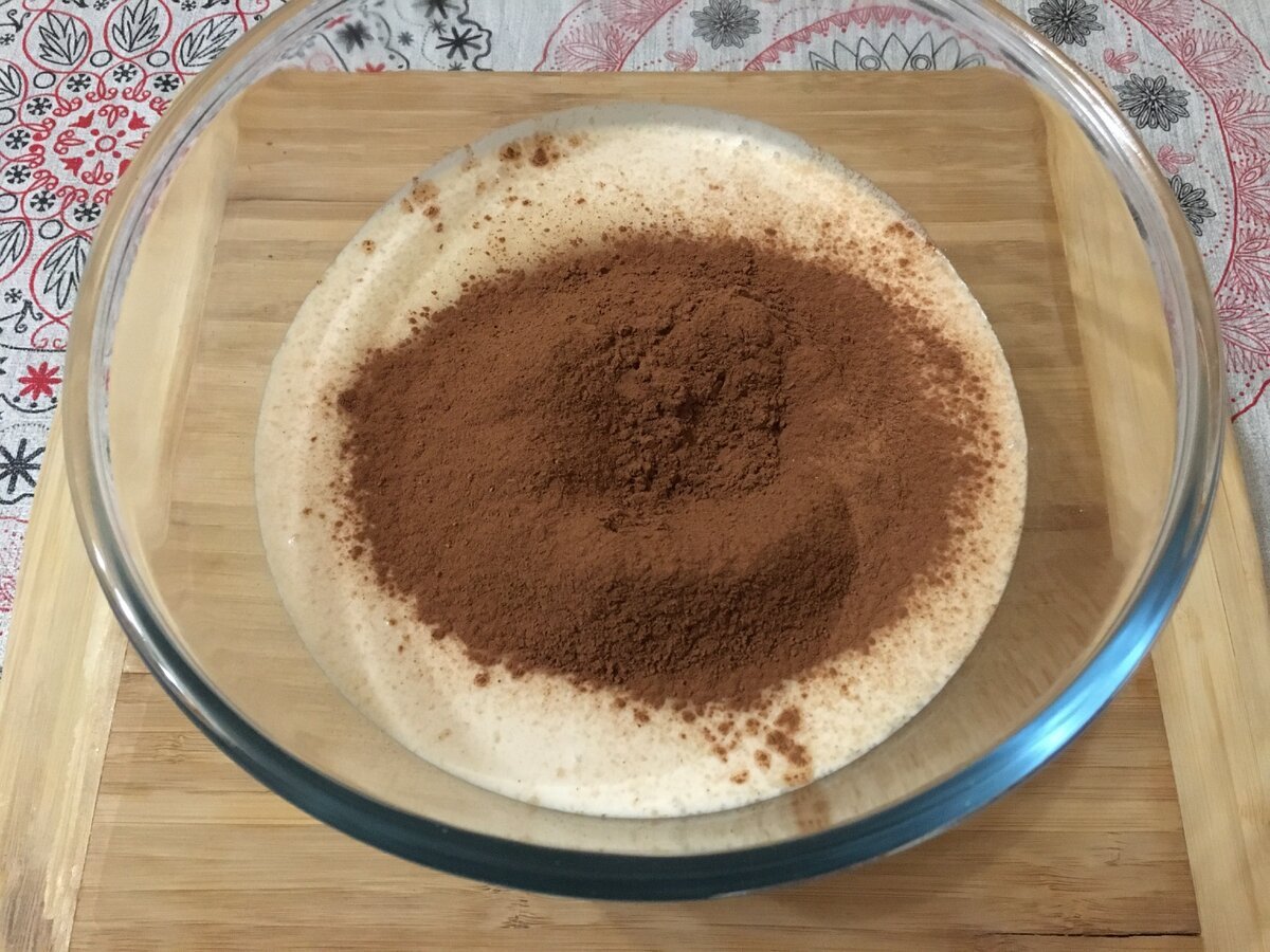 Десерт из ряженки