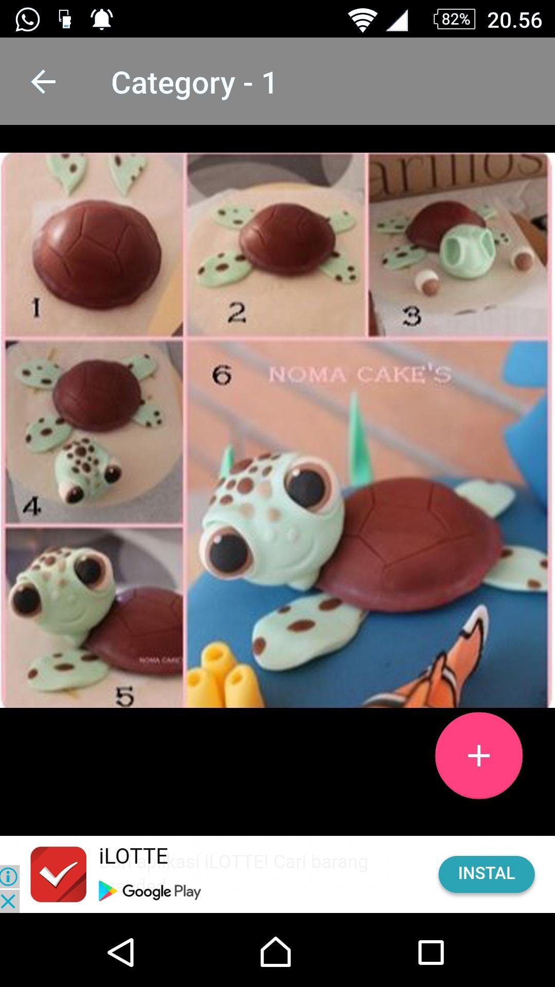 Черепаха из мастики