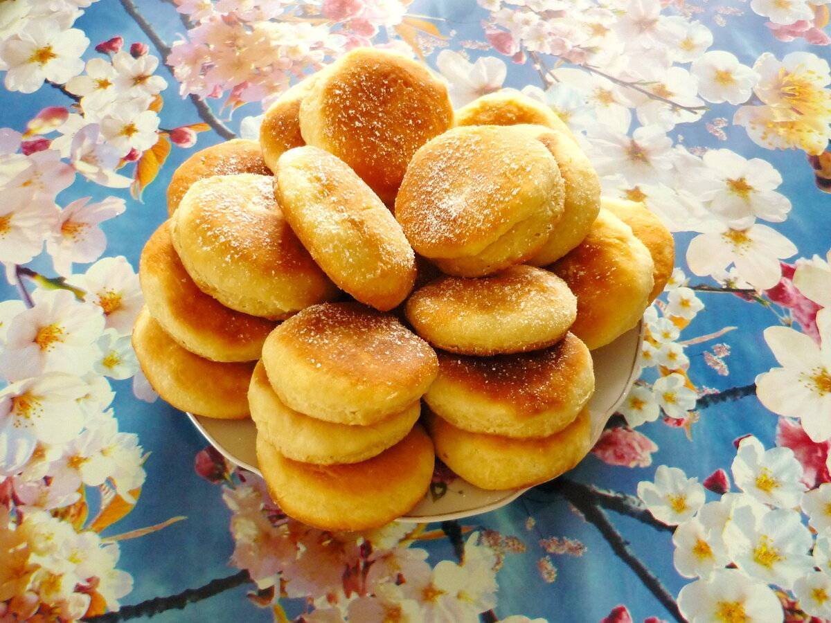 Пышки пончики на кефире