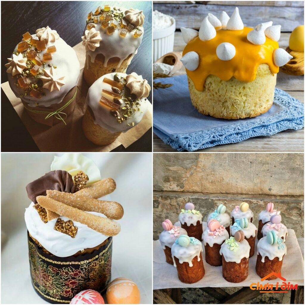 Необычное украшение куличей