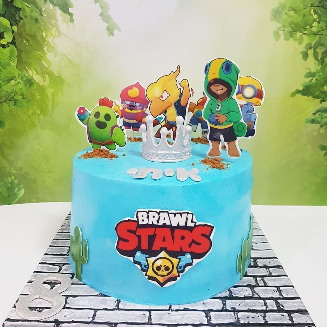 Торт с героями игры Brawl Stars Златоуст