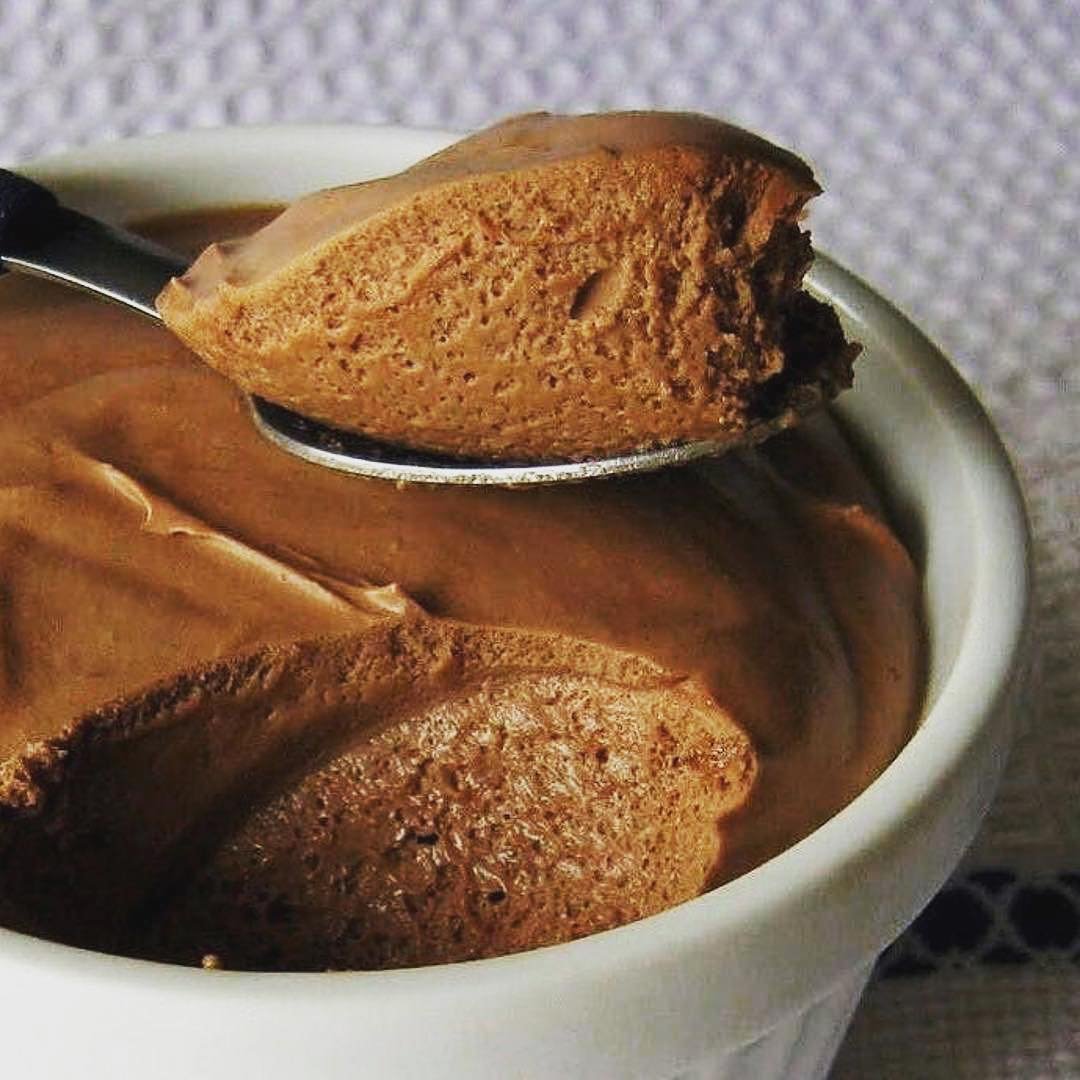 Мусс с молочным шоколадом