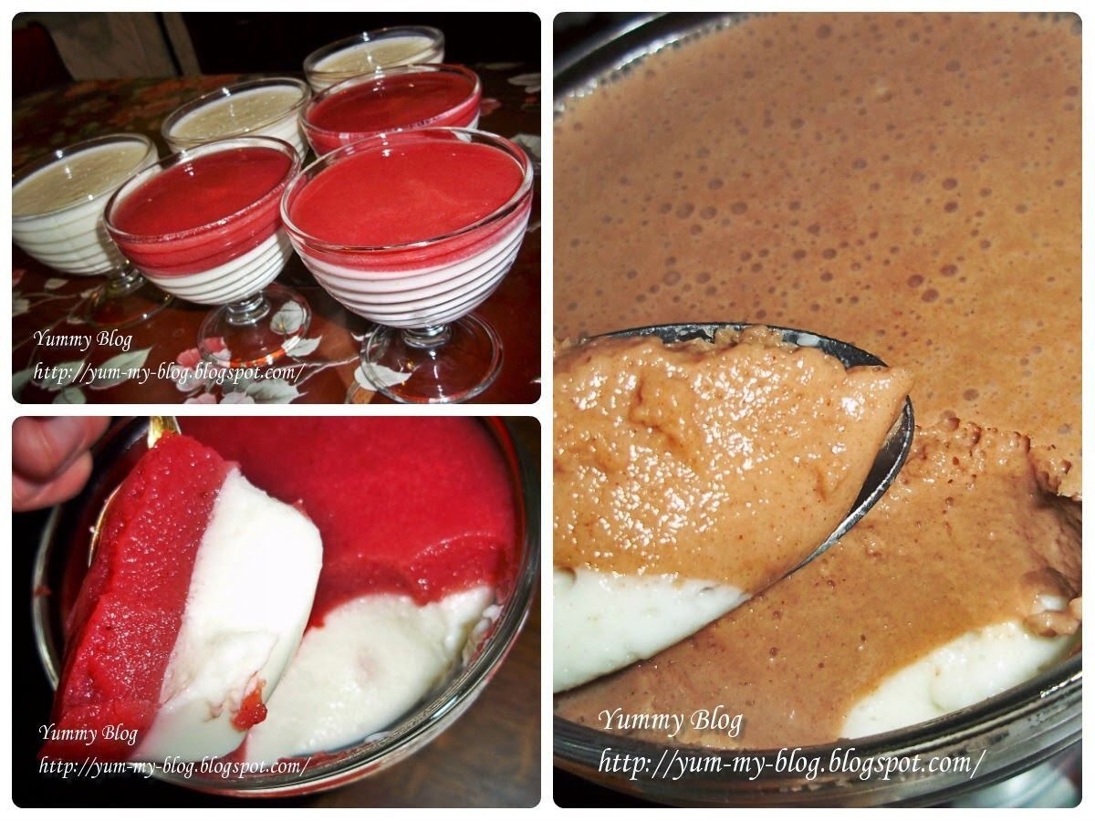 Суфле из ряженки и какао