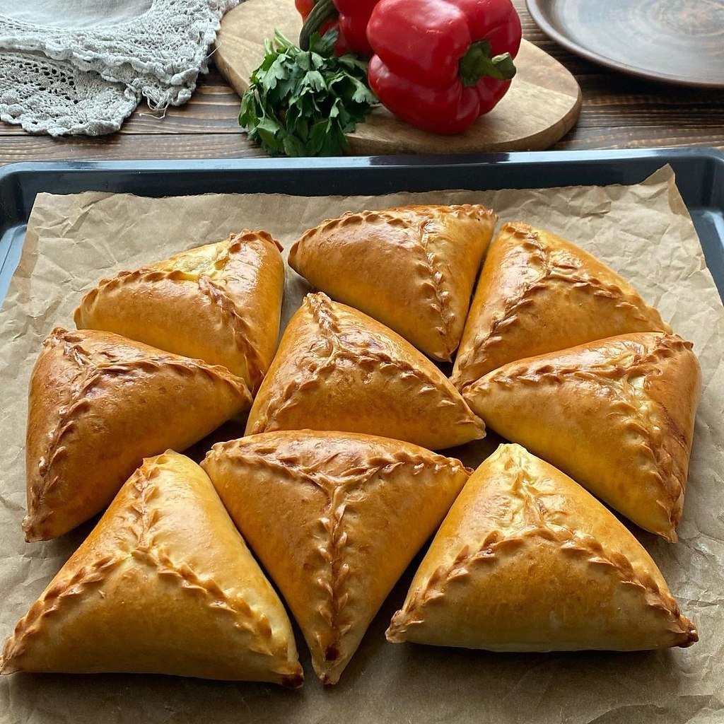 Эчпочмак с бульоном