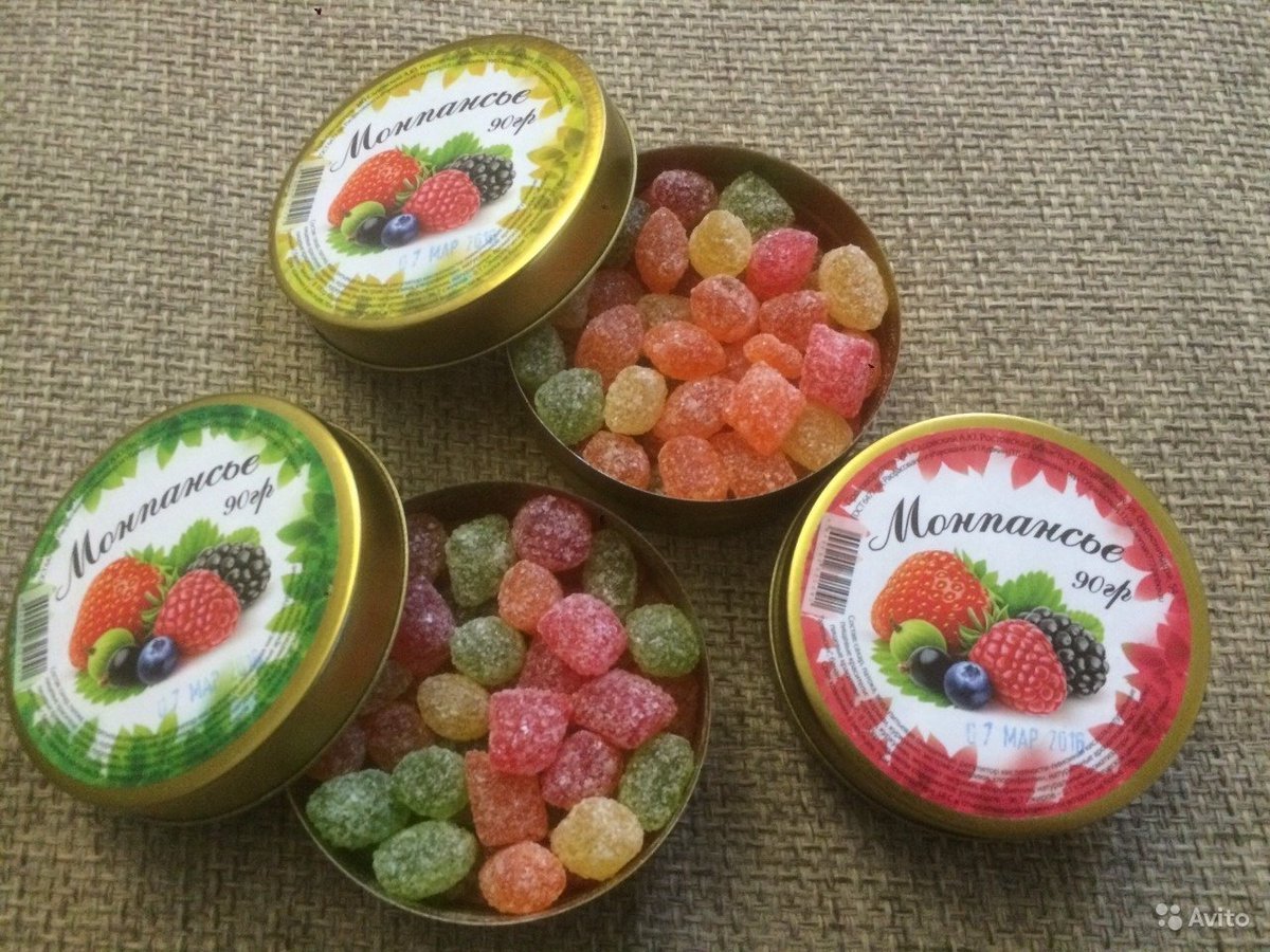 Жестяная банка Монпансье СССР