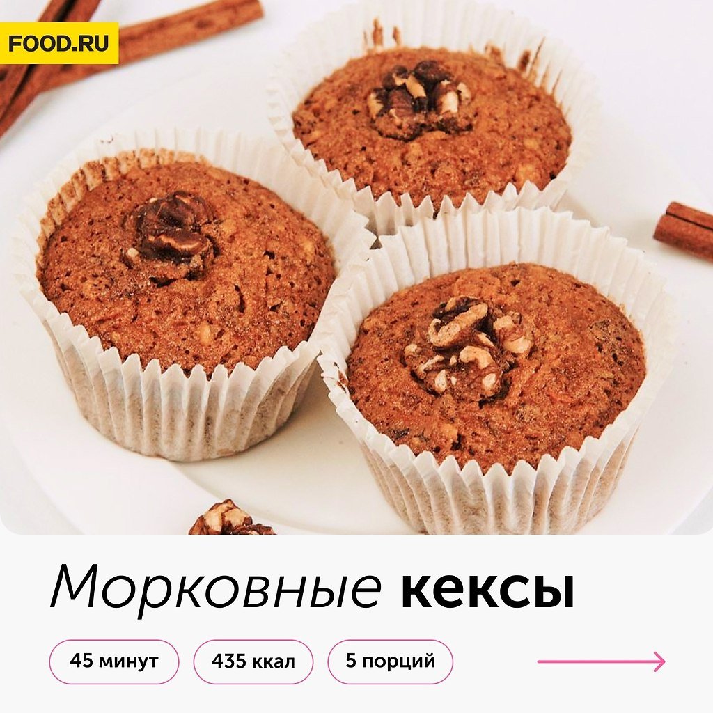 Морковные маффины