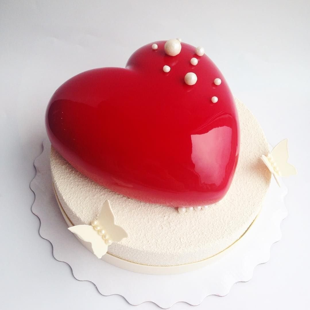 Десерты в форме сердца
