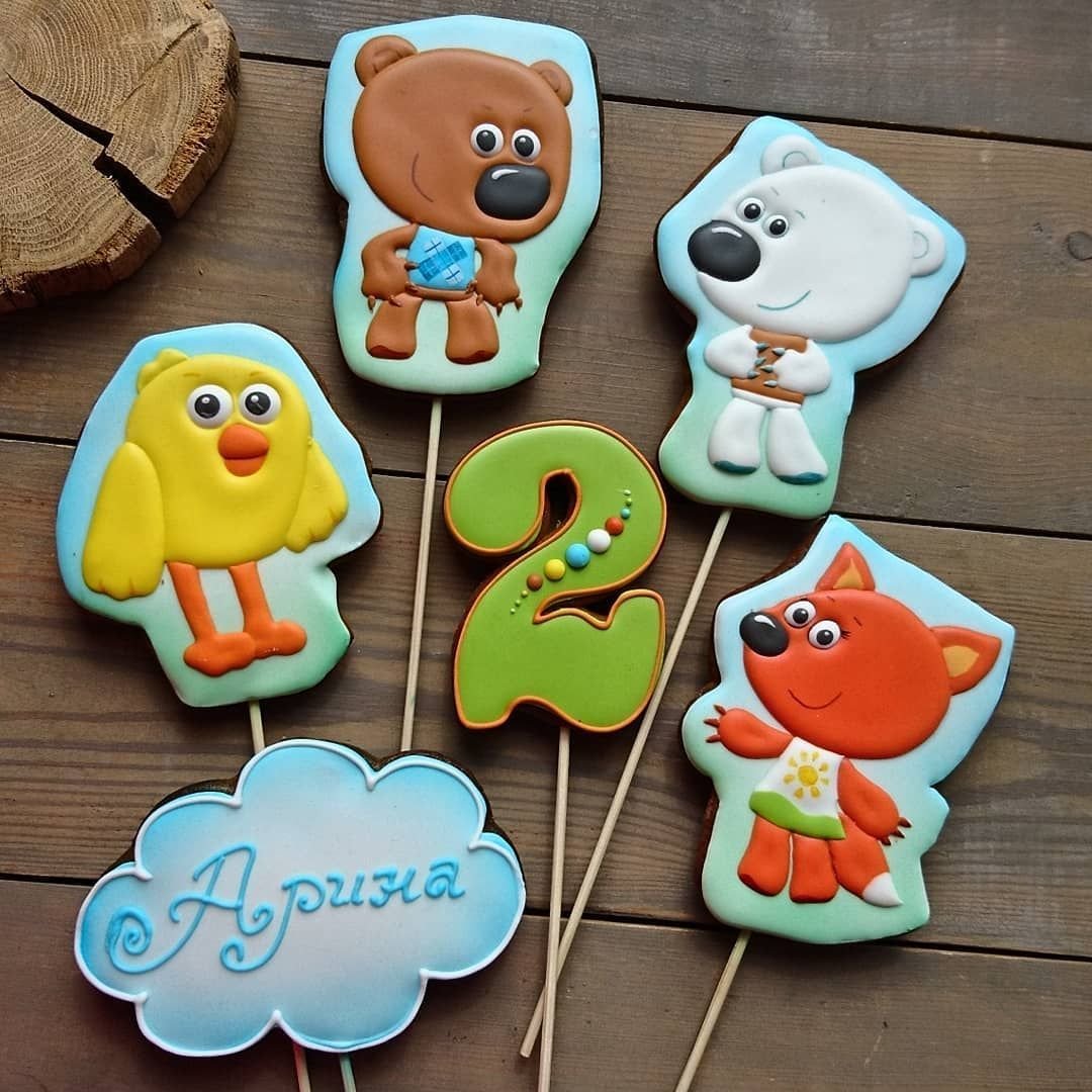 Пряники на палочке для мальчика