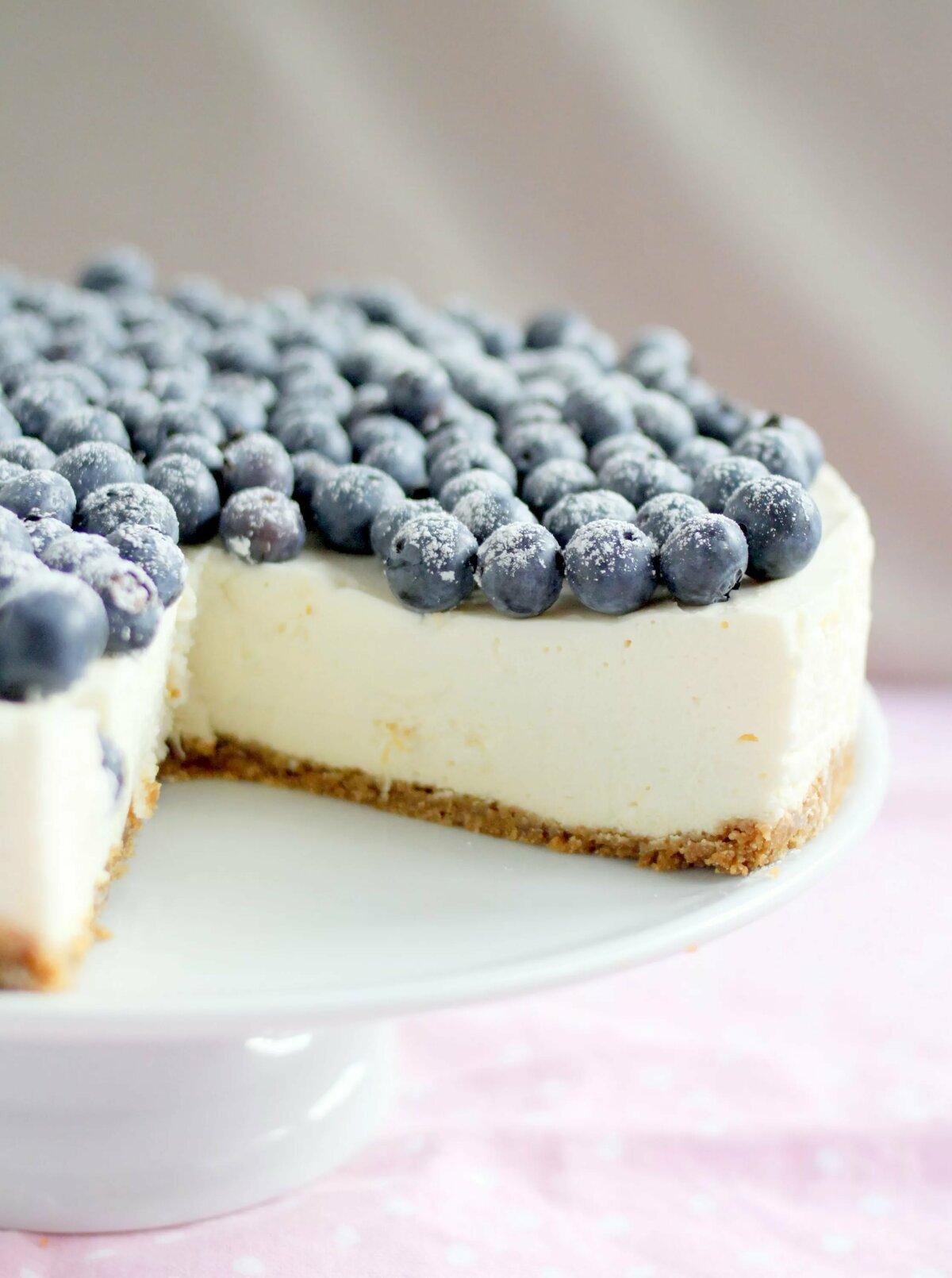 Raw Vegan черничный чизкейк