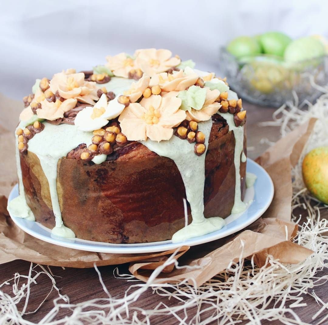 Кулич Пасхальный дэкор