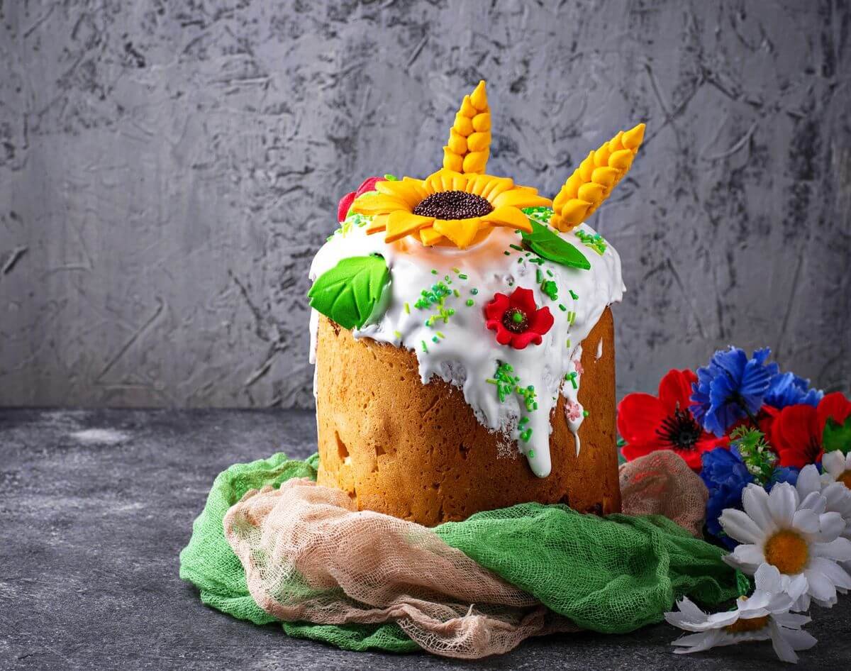 Пасхальный торт кулич