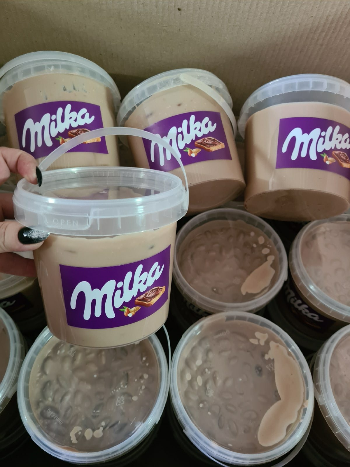 Шоколадная паста Milka 1кг