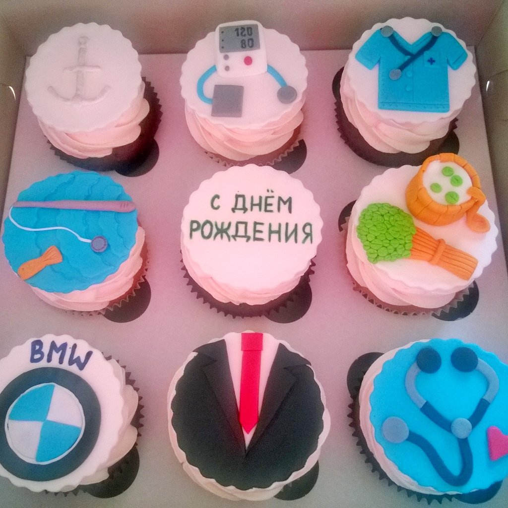 Капкейки парню