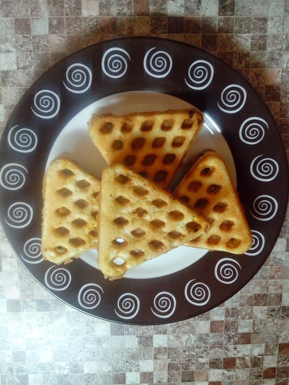 Пирожные из вафель