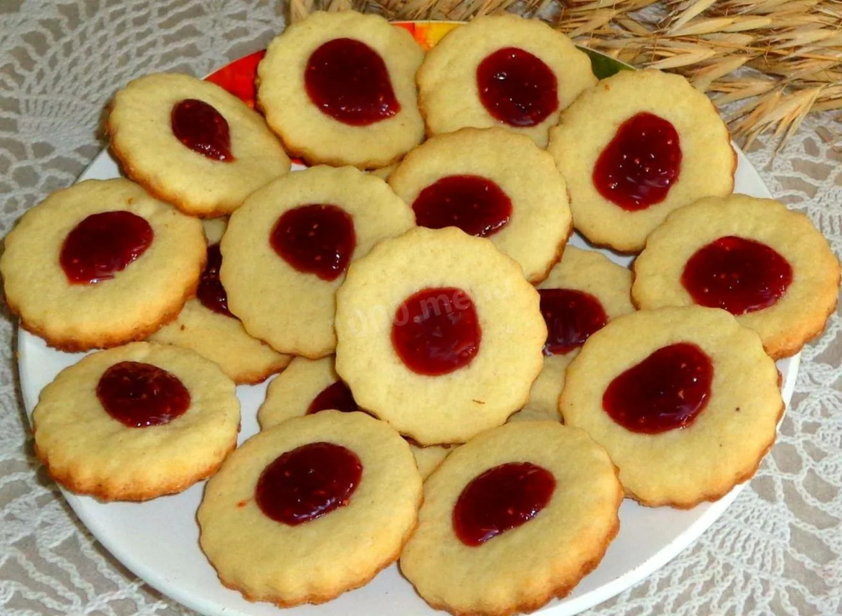 Печенье с джемом внутри