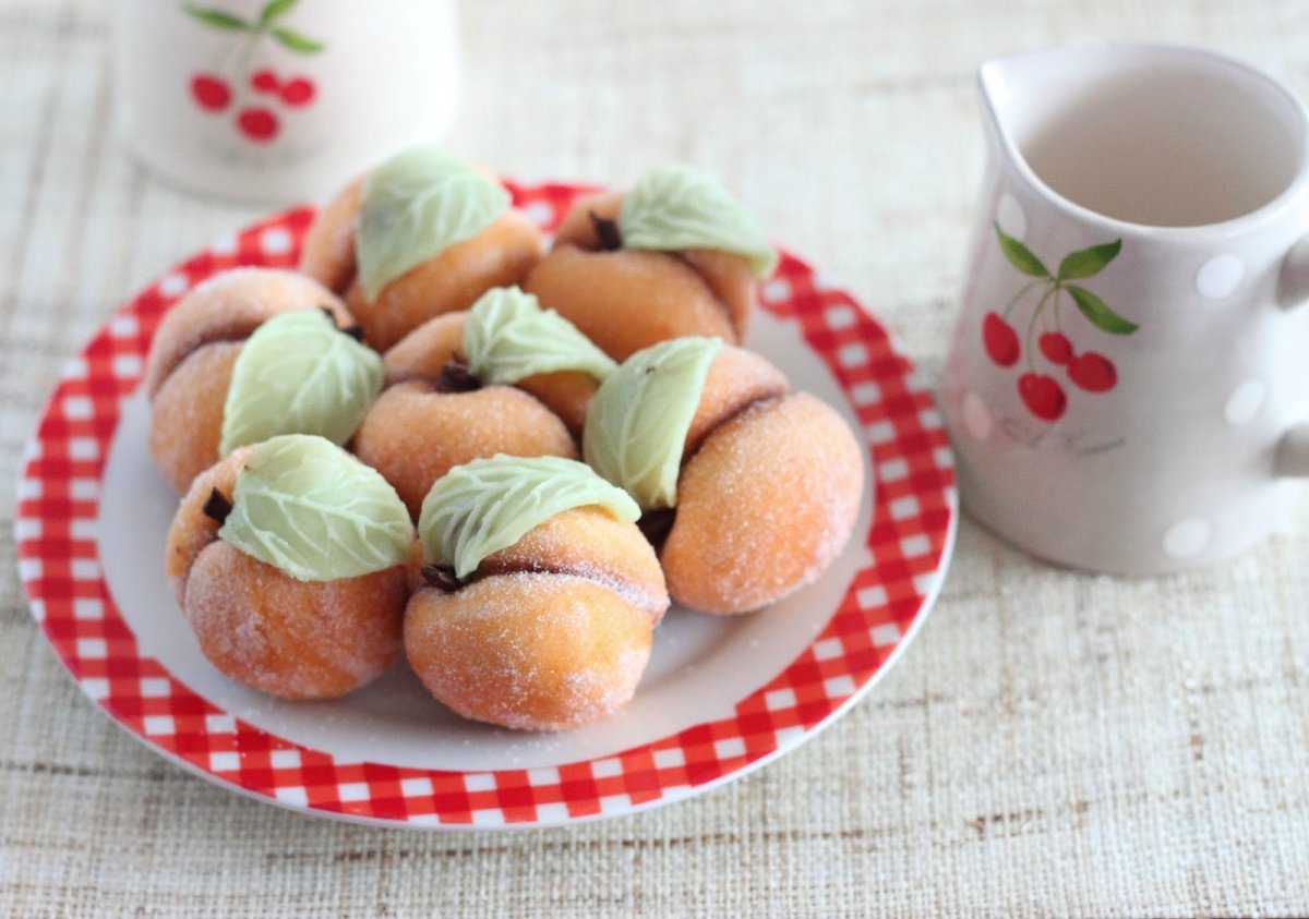 Персиковое печенье