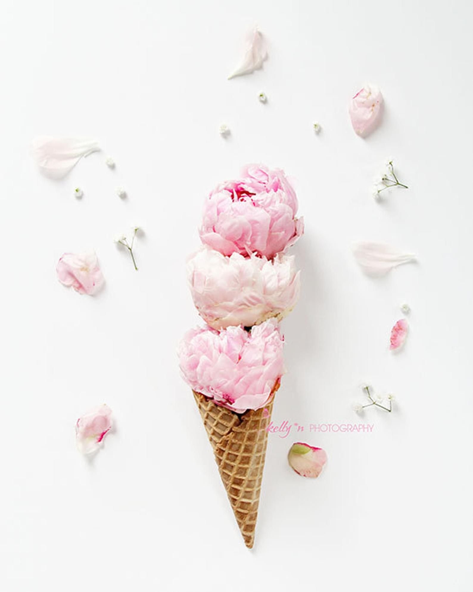Мороженое из цветов