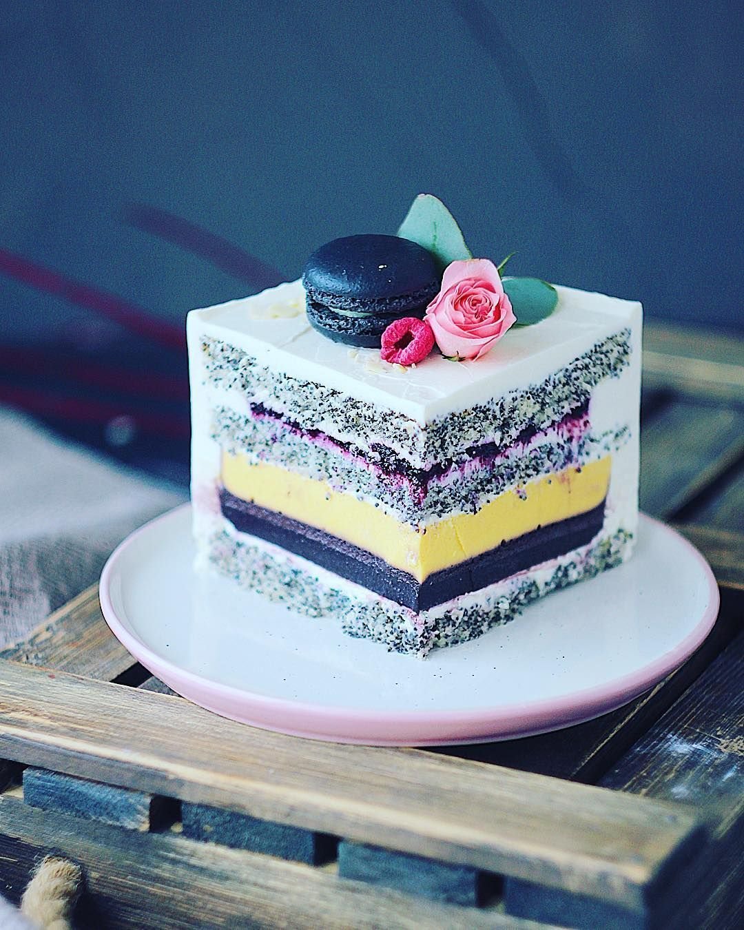 Blueberry Mousse Cake