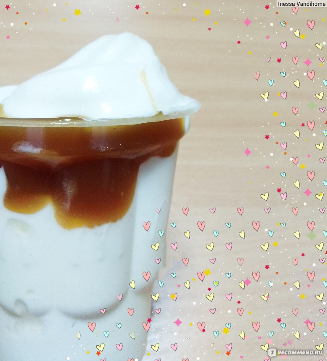 Карамельное мороженое Макдоналдс