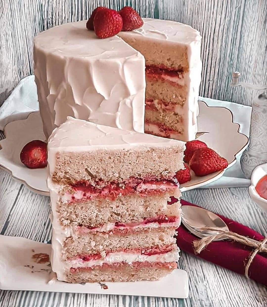 Шоколадно маковый торт