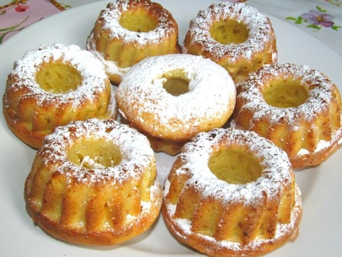 Творожный кекс