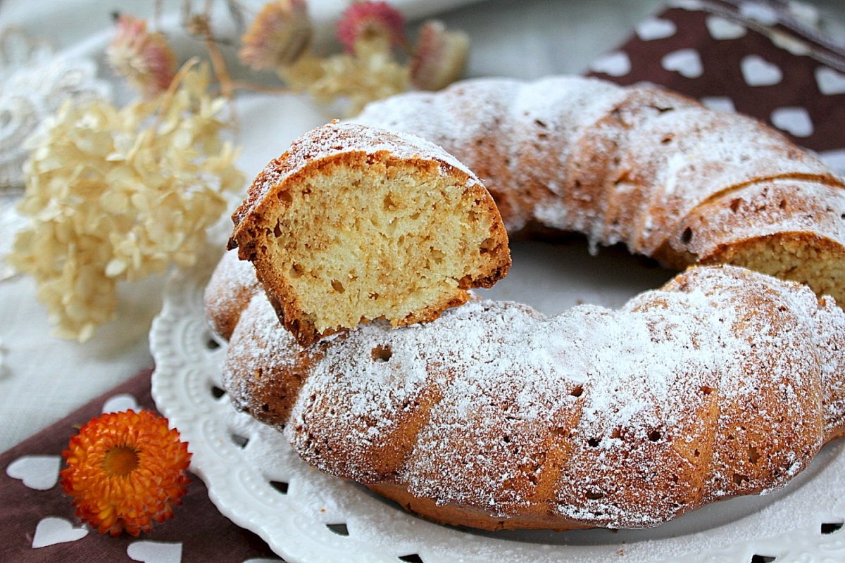Творожный кекс с сухофруктами