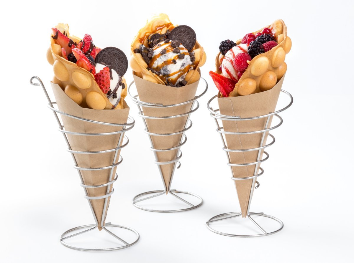 Мороженое Bubble Waffle