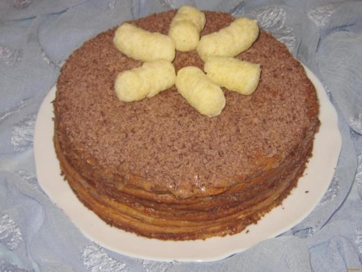 Ореховый медовик