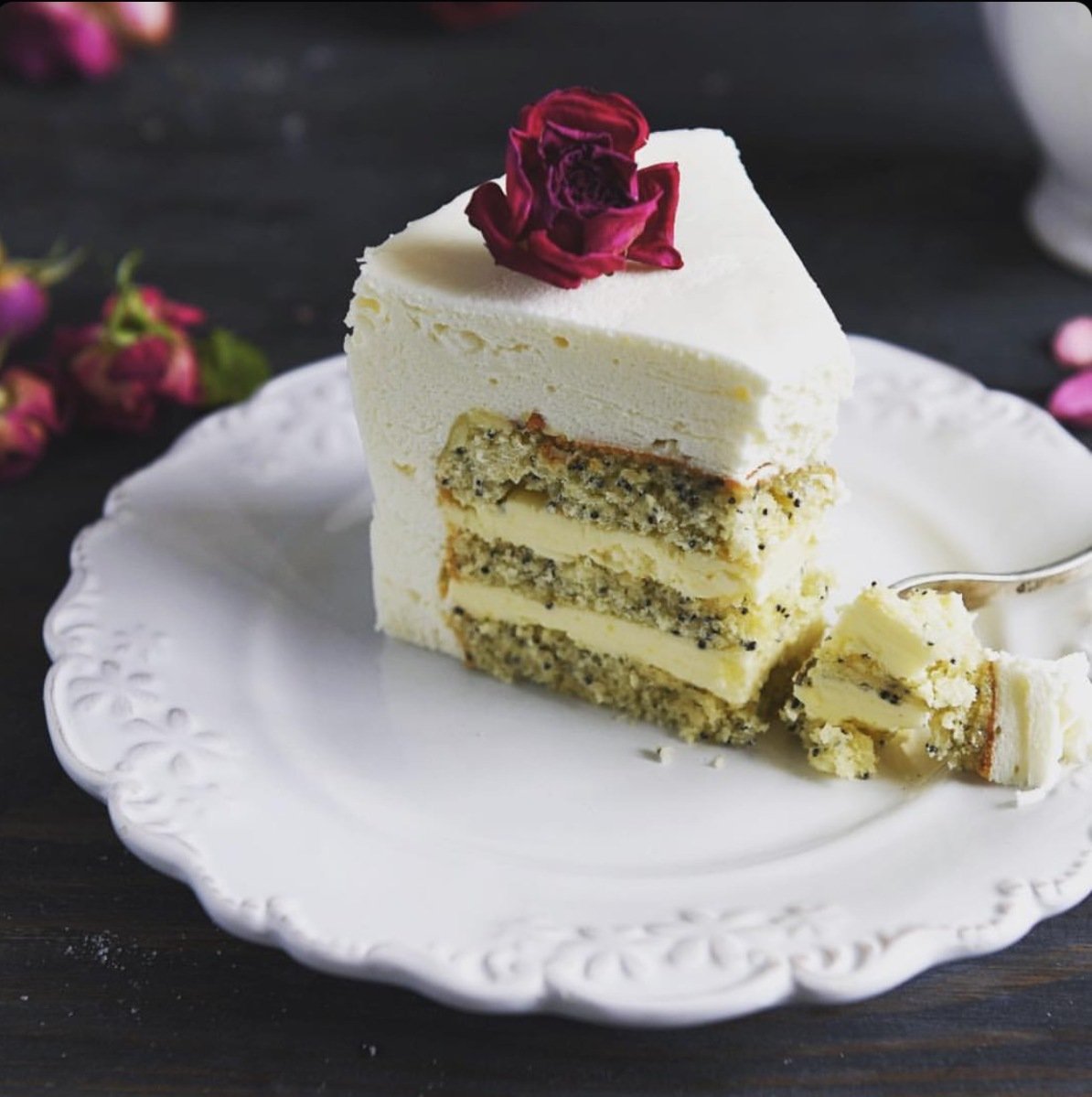 Торт с лаймовым курдом