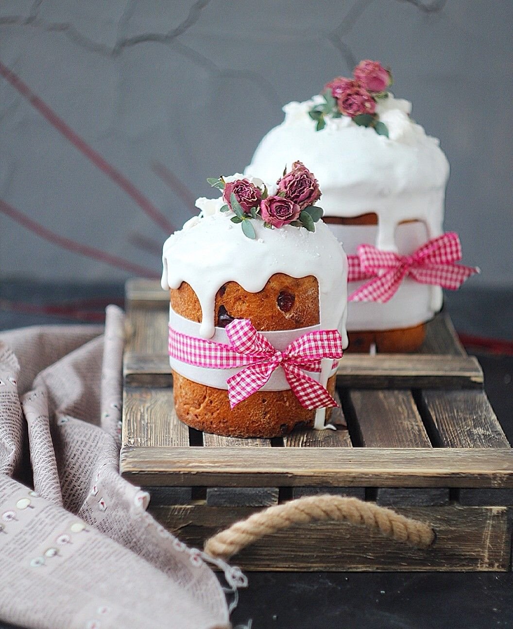 Украшение пасхальных куличей