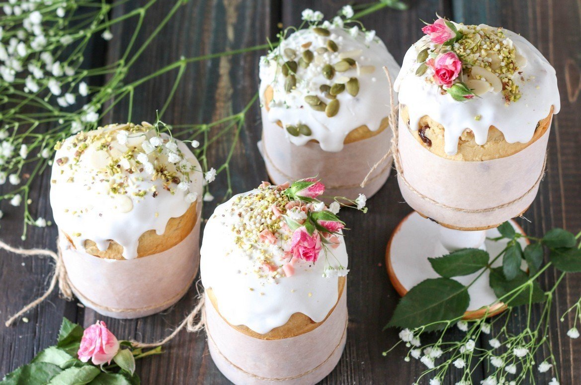 Швейцарская меренга для куличей