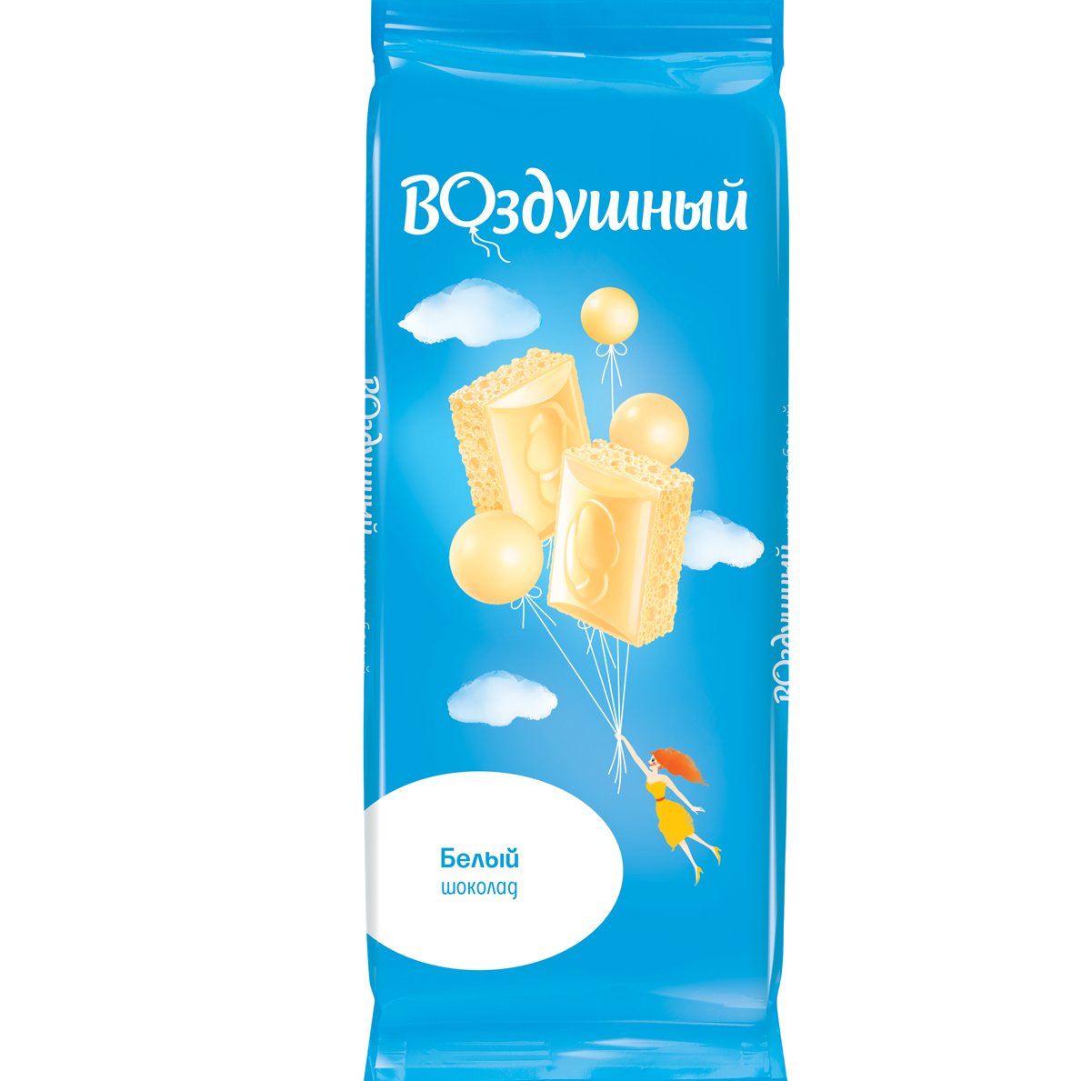 Шоколад воздушный белый пористый 85гр