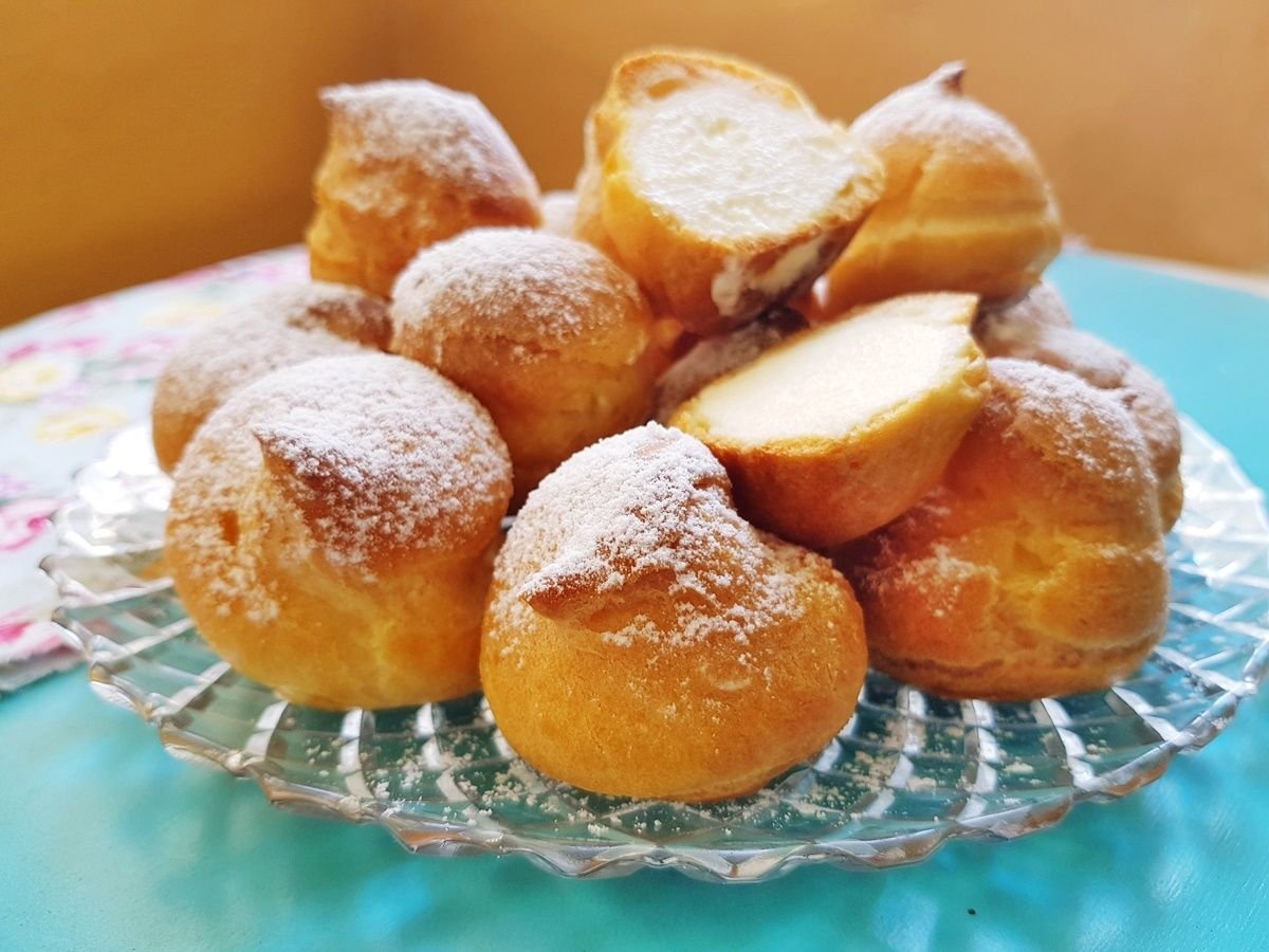 Печенье с заварным кремом