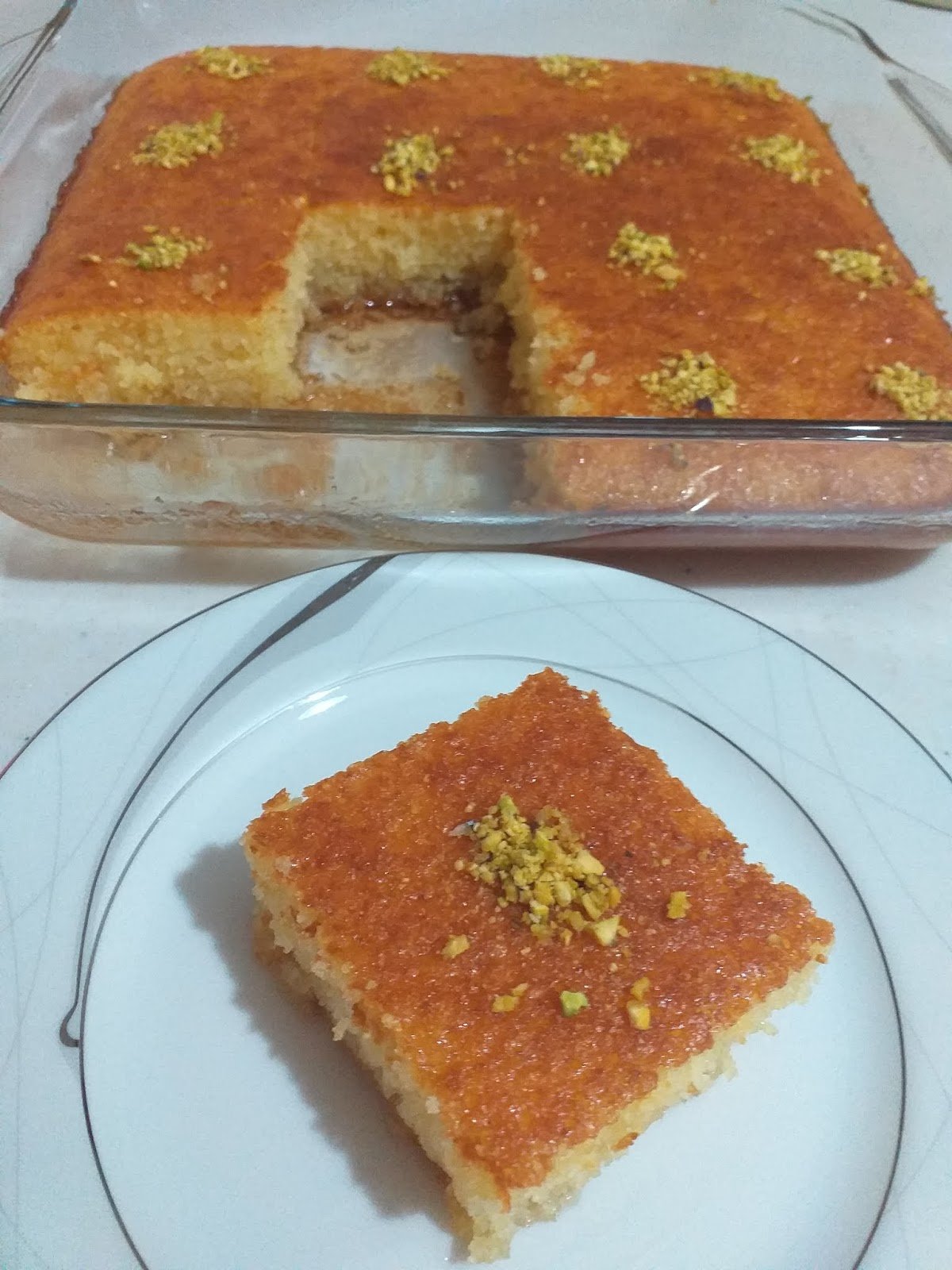 Французский яблочный пирог с кремом