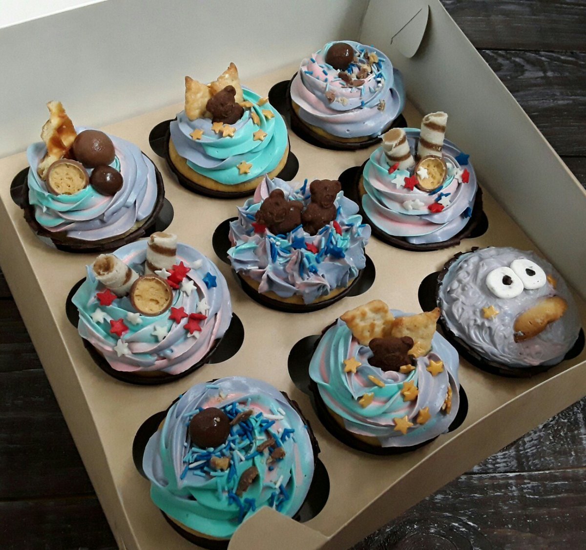 Капкейки для мальчика 10 лет