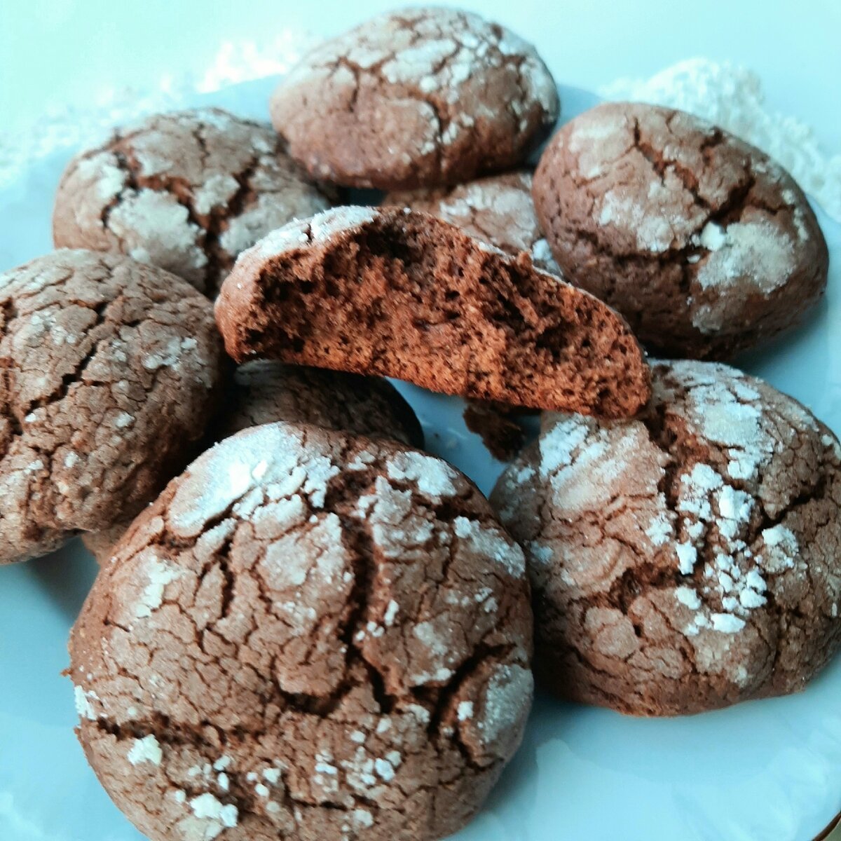 Брауни печенье с трещинками