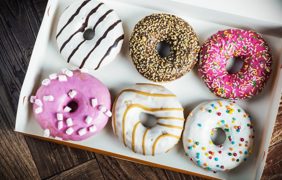 Пончики с глазурью Dunkin Donuts
