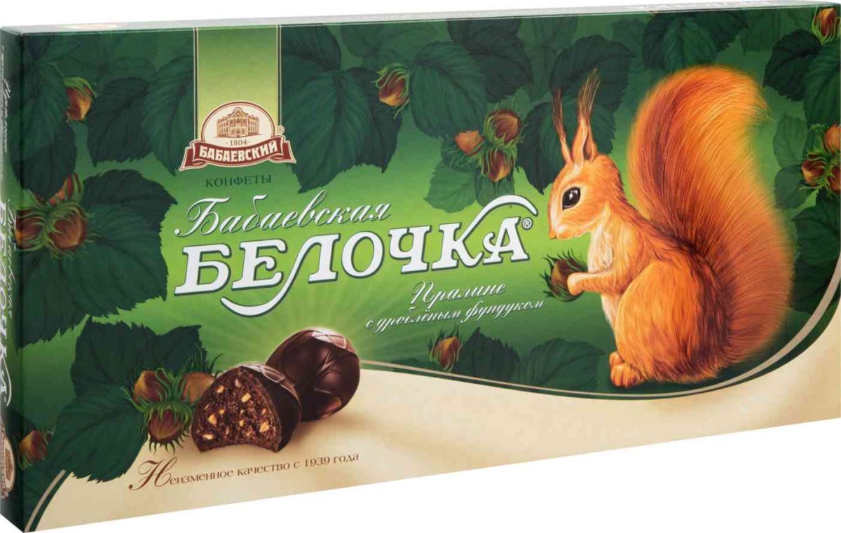 Белочка 190 г шоколад