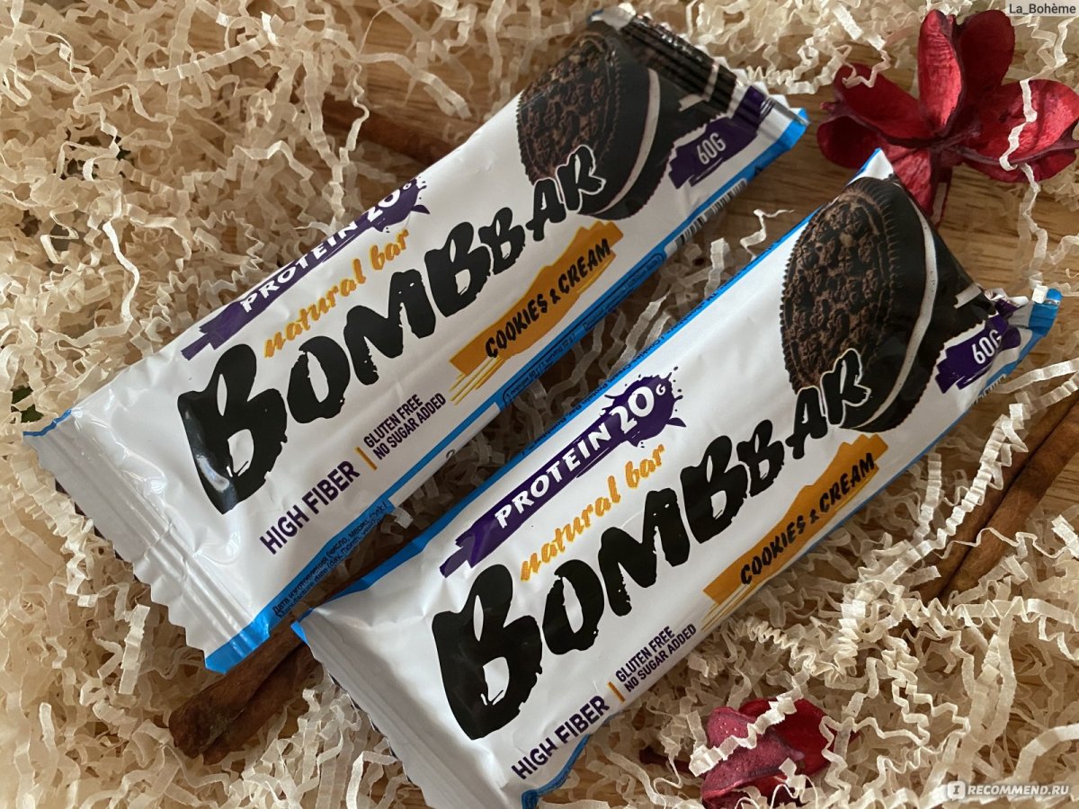 Батончики и печенье Bombbar