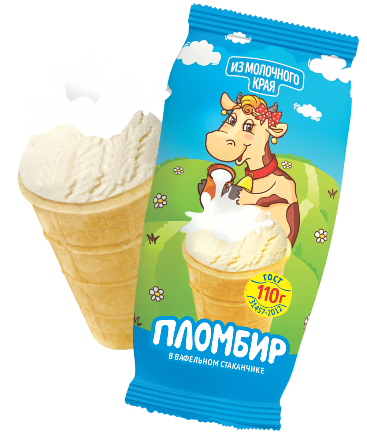 Молочное мороженое