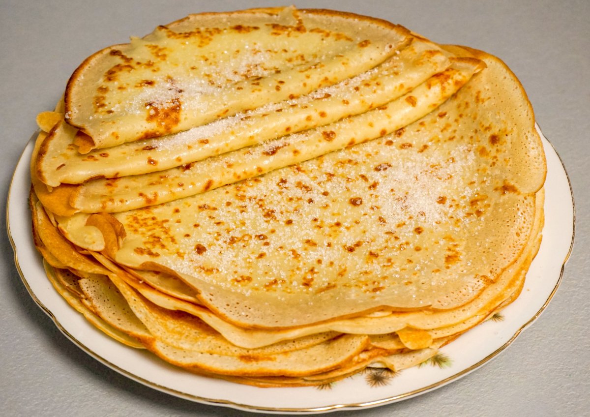 Блины на сковородке
