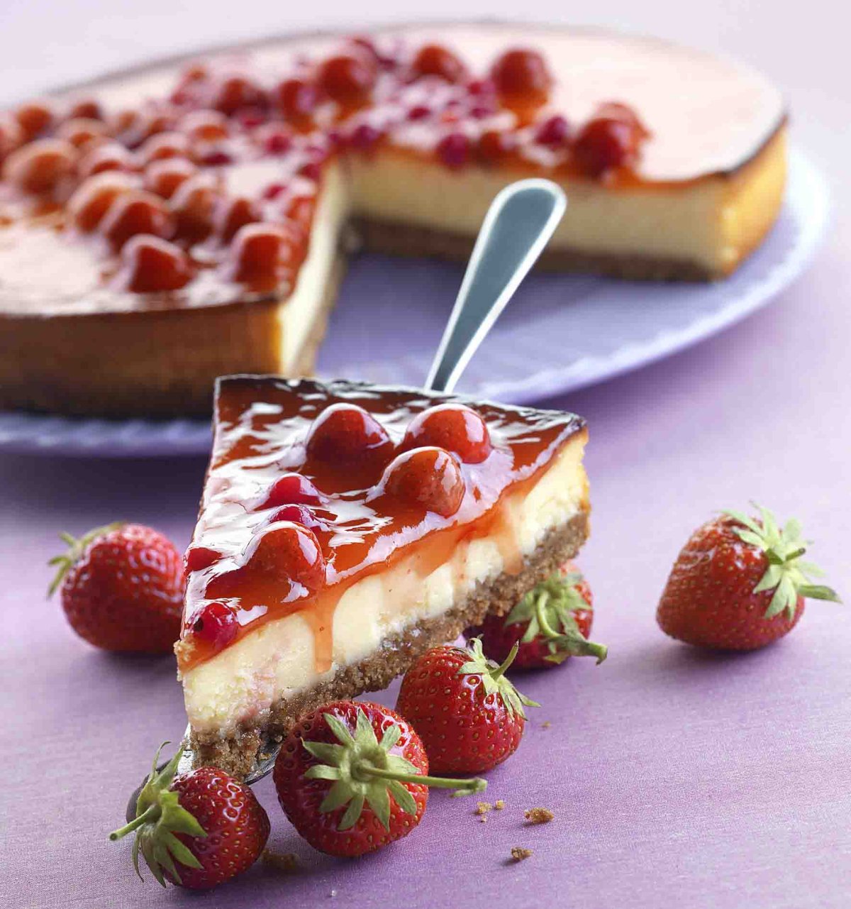Strawberry Shortcake Cheesecake