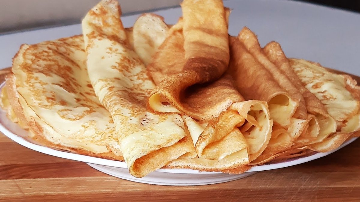 Блины на сливках